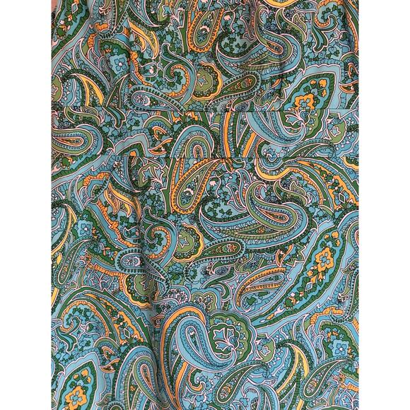 JONES NEW YORK Sheath Dress | Paisley Floral Green Office Vacation Petite 6P - Picture 4 of 5